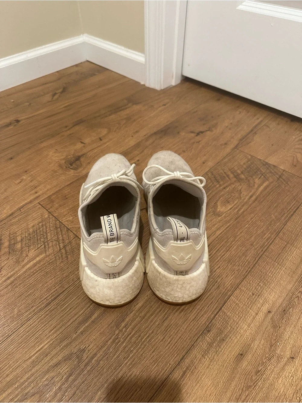 adidas NMD-1 Athletic Shoes White / Gum: Size 10